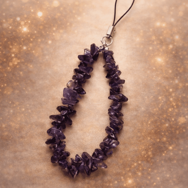 Amethyst Phone Crystal Chain