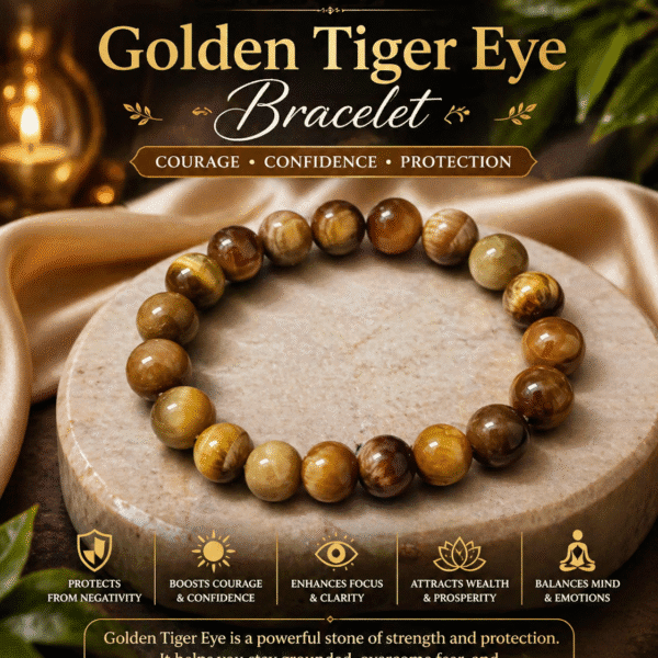 Golden Tiger Eye Bracelet – The Stone of Grounded Power & Fearless Action